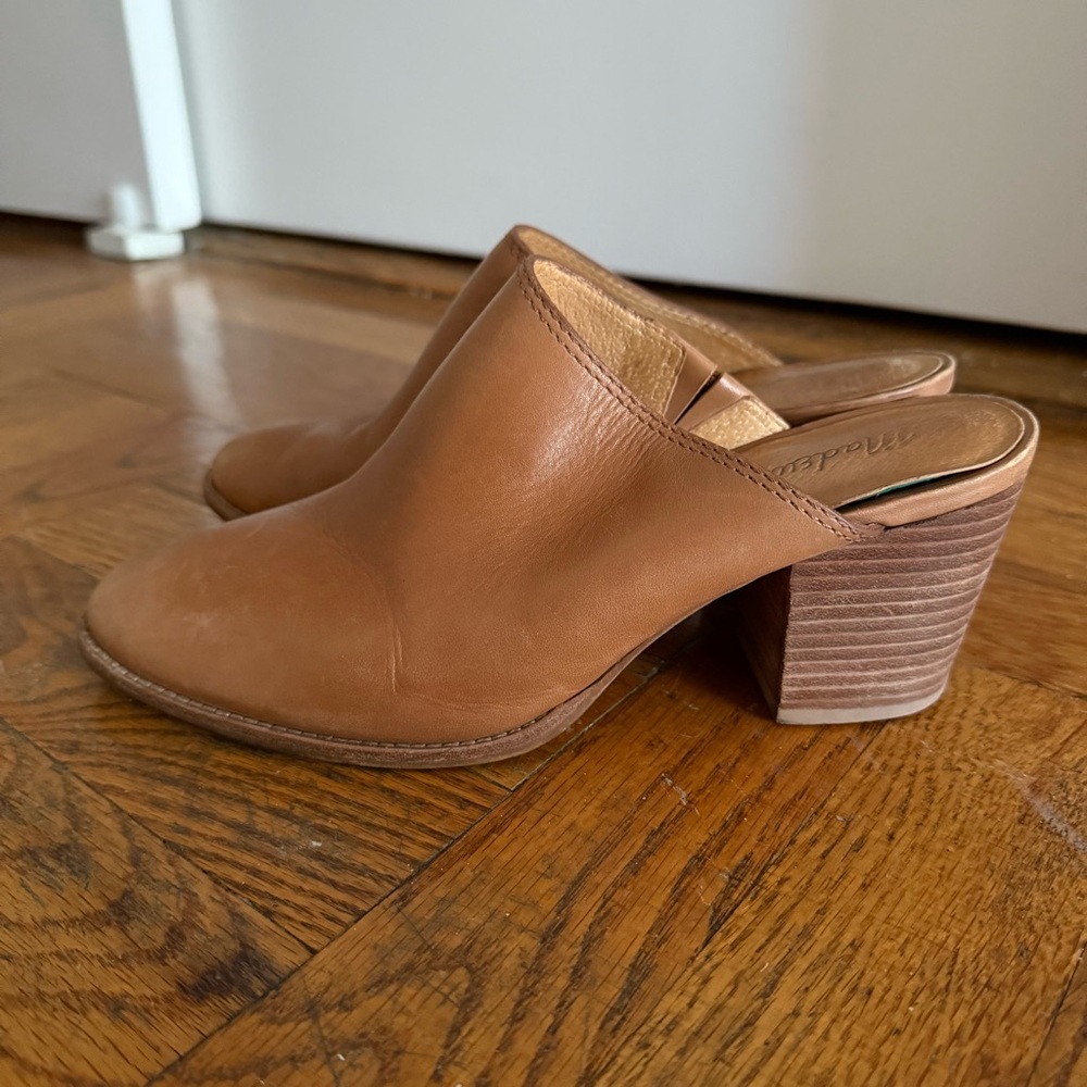 Madewell Harper Mule in Leather